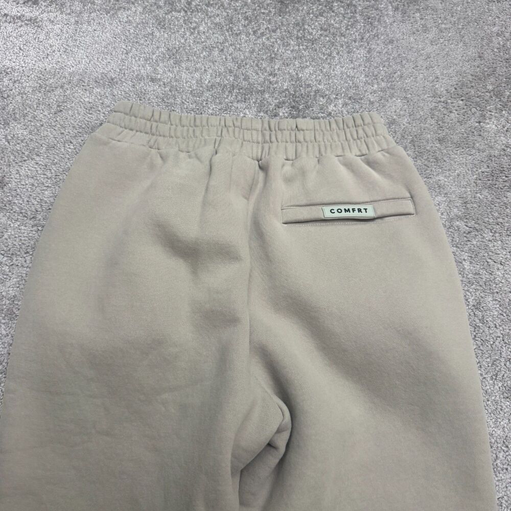 Comfrt Fleece Jogger Sweatpants Unisex Small Gray Elastic Cuff Casual Loungewear - Picture 3 of 15